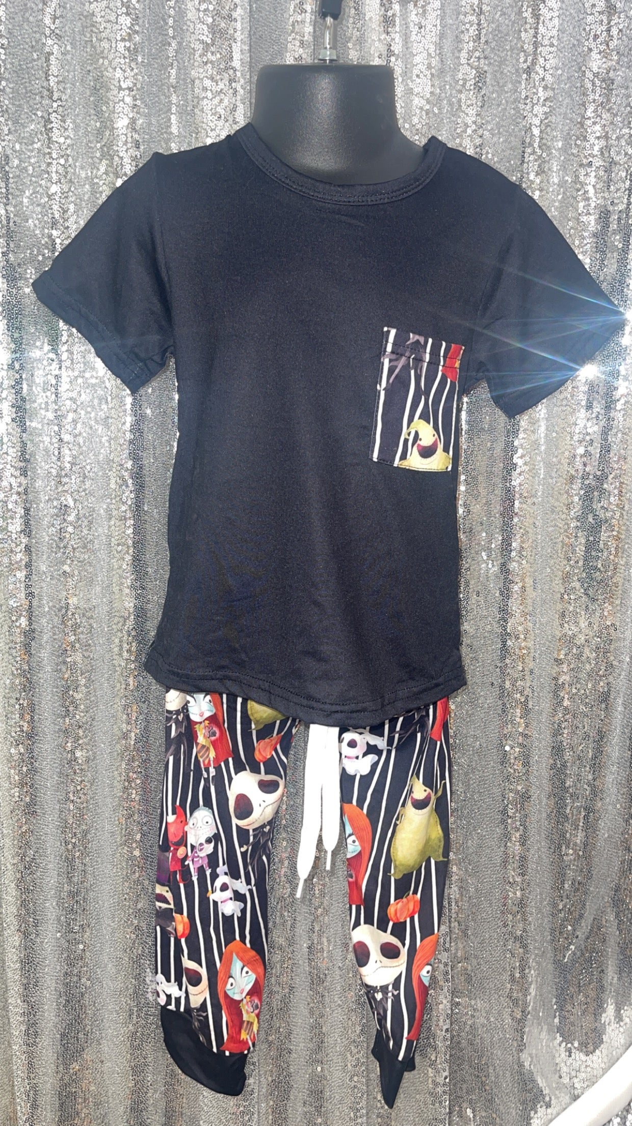 Nightmare Before Christmas Pants Set Halloween