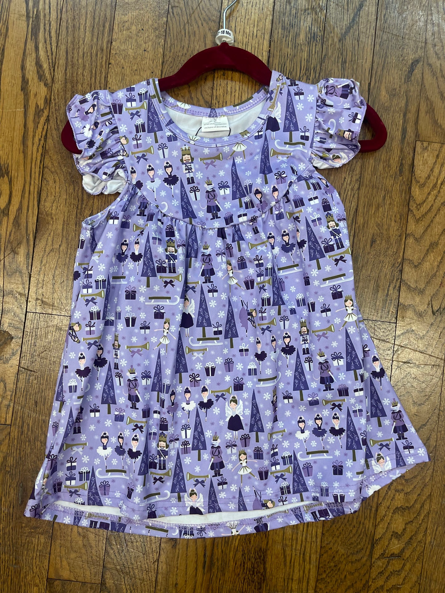 Purple Nutcracker Christmas Dress