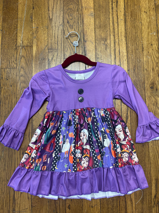 Long Sleeve Disney Villain Dress