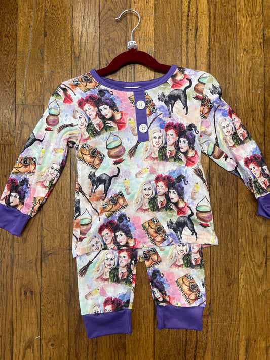 Long Sleeve Hocus Pocus Pajamas