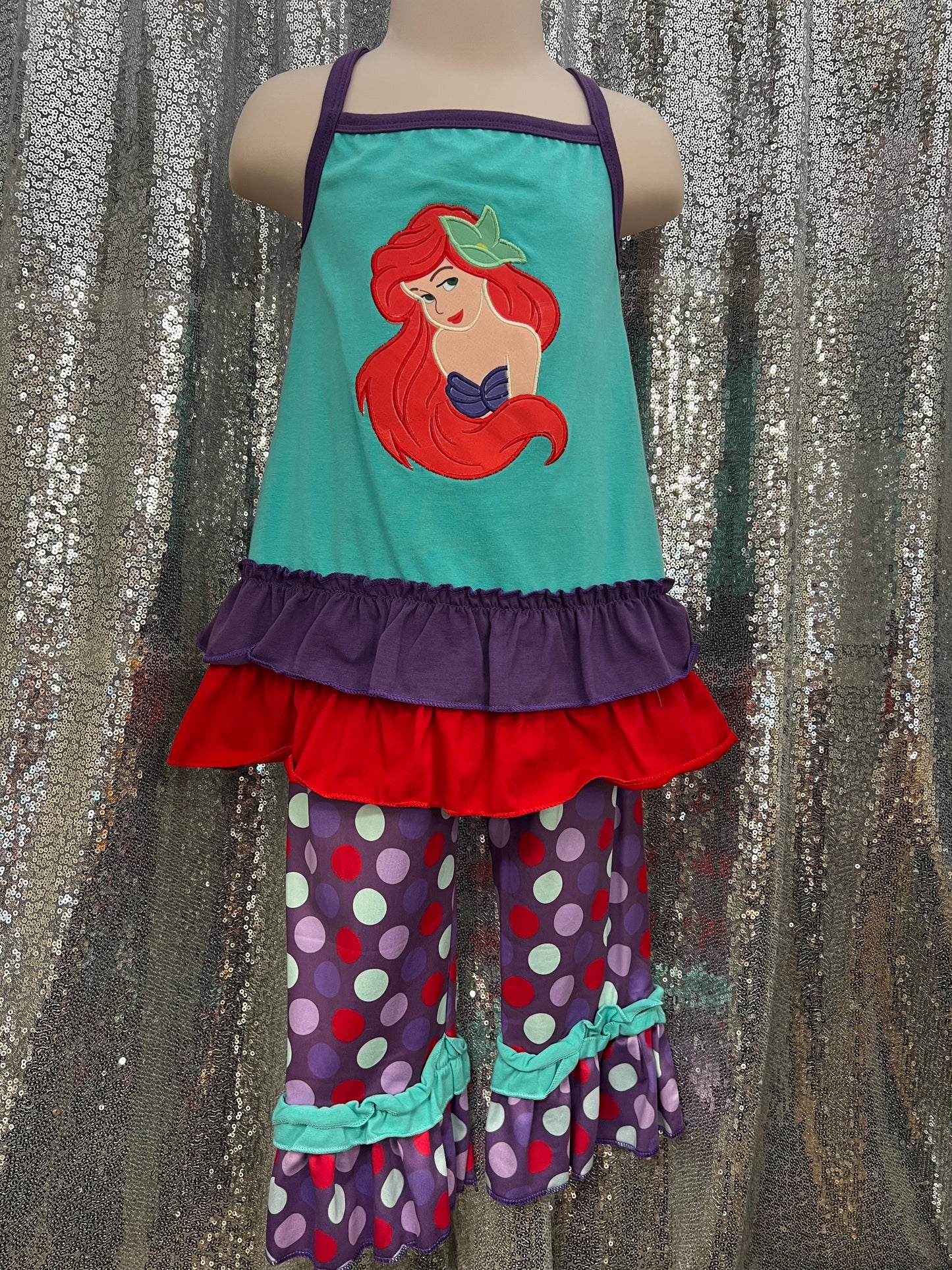 Little Mermaid Ariel Tank Top Pajamas