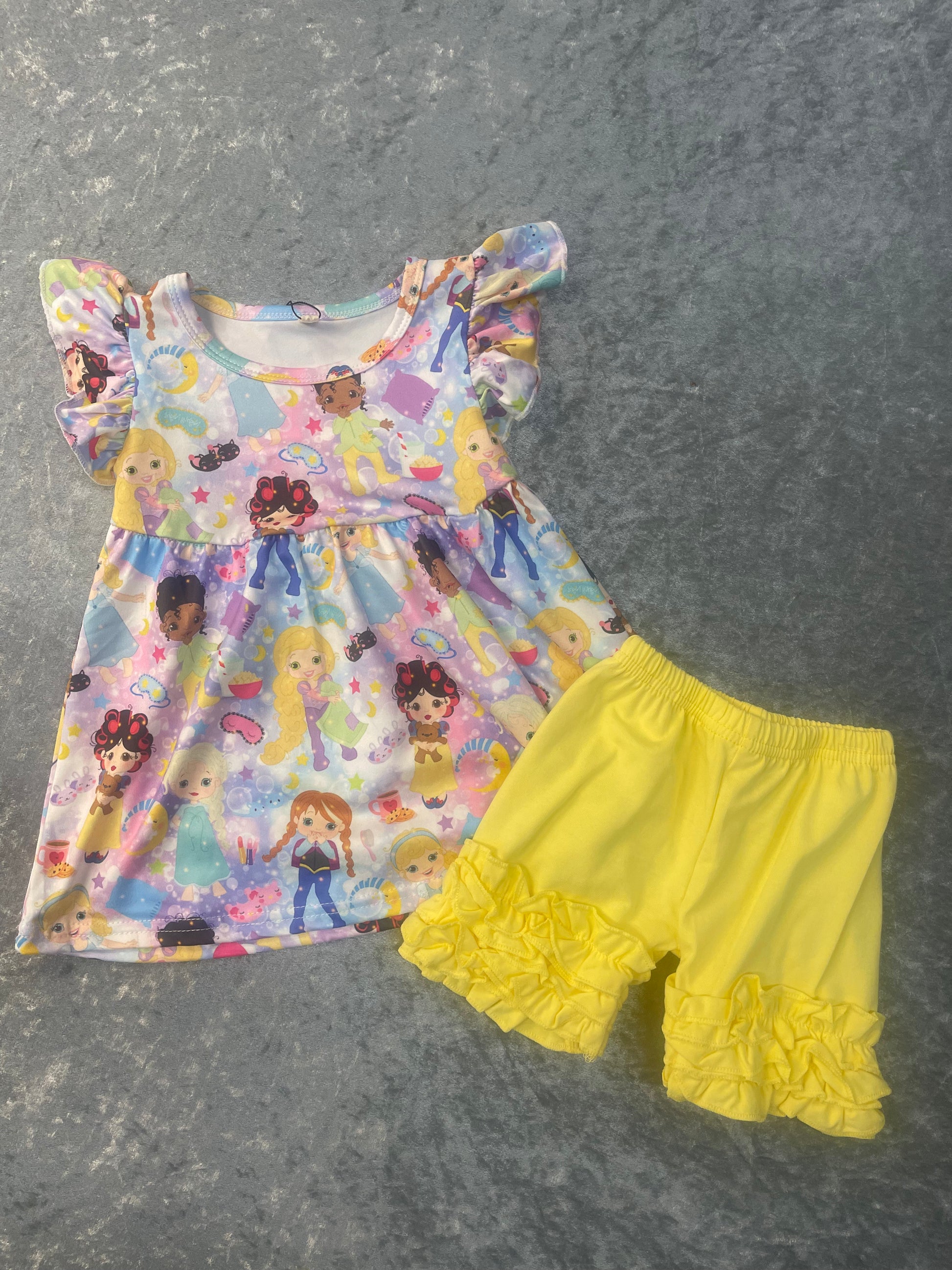 Bed Time Baby Disney Princess Dress w/ Shorts 7/8 Bed Time Baby Disney Princess Dress w/ Shorts 7/8
