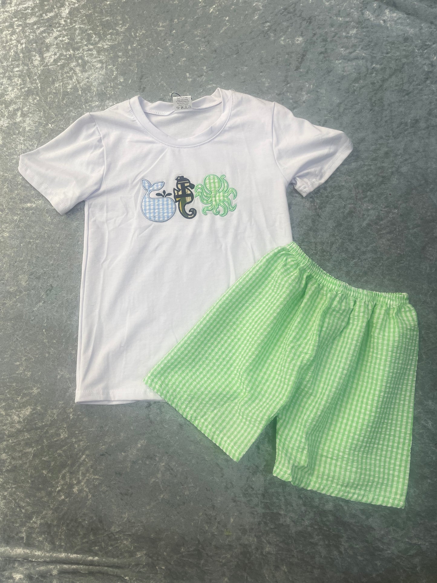 Ocean Creatures Shorts Set