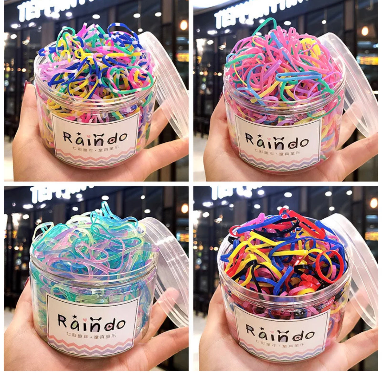 No Damage Elastic Hair ties 1000 pieces