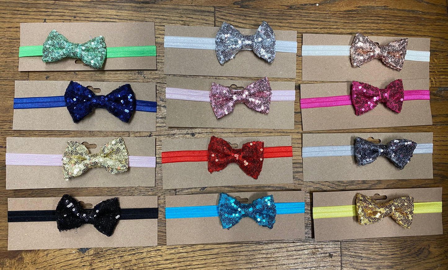 Sequin Bow Headband