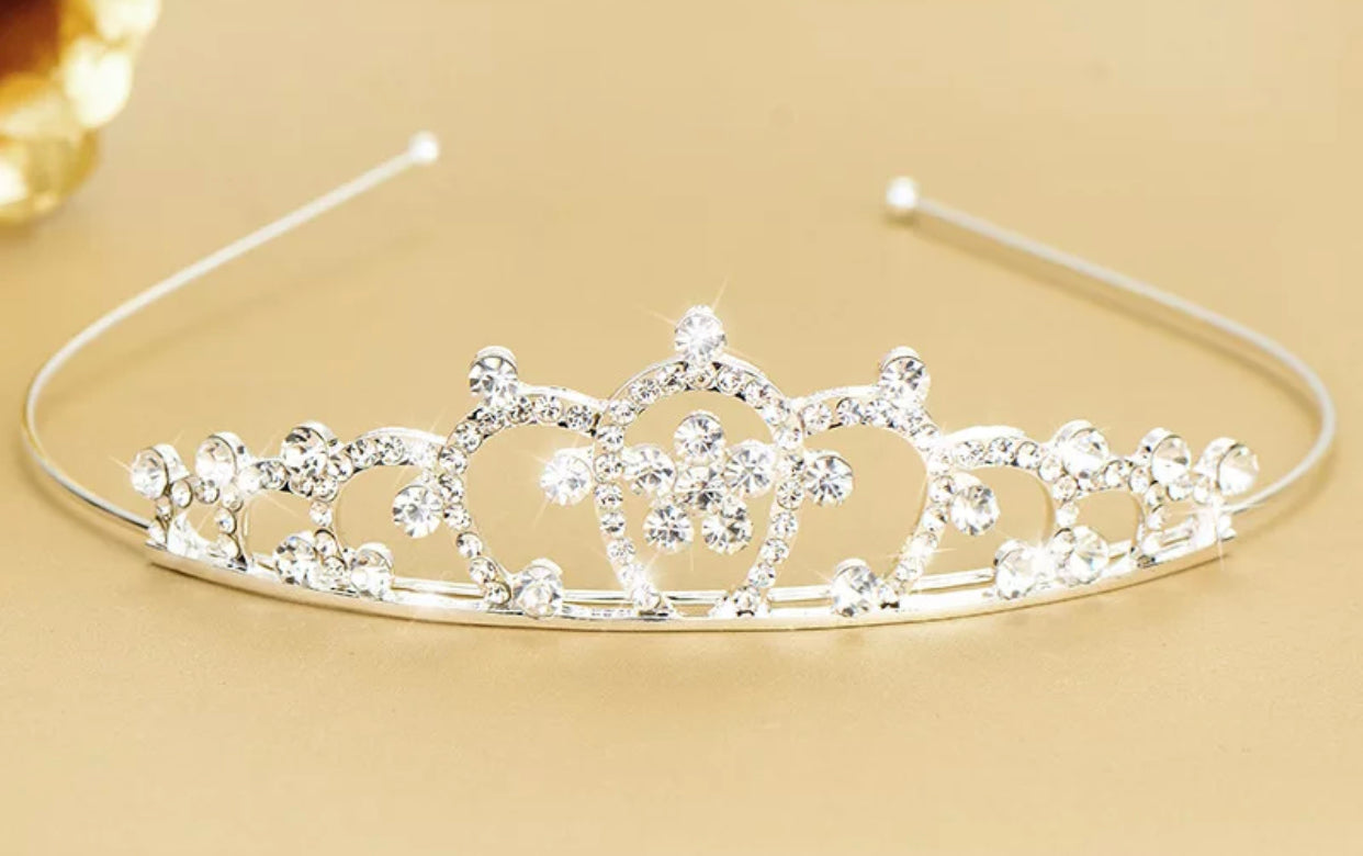 Princess Tiara With Rhinestones