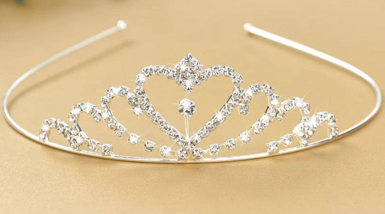 Princess Tiara With Rhinestones