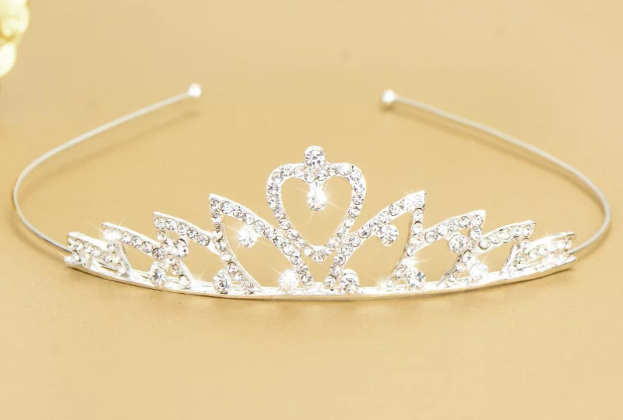 Princess Tiara With Rhinestones