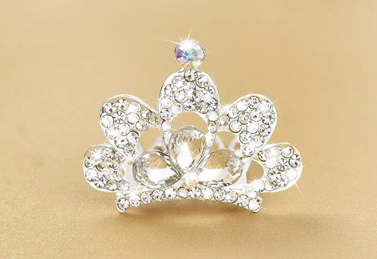 Princess Tiara With Rhinestones