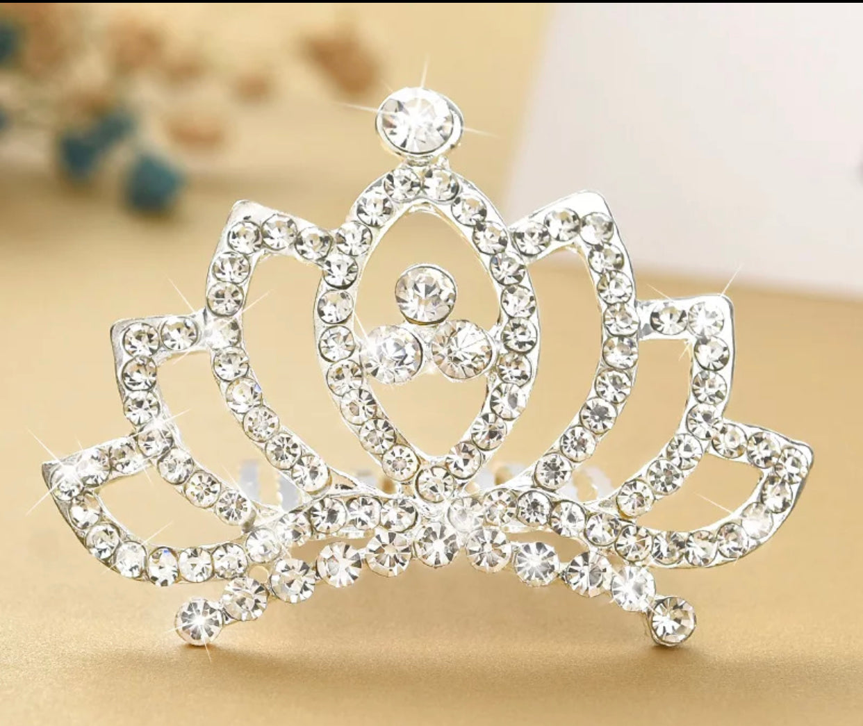 Princess Tiara With Rhinestones