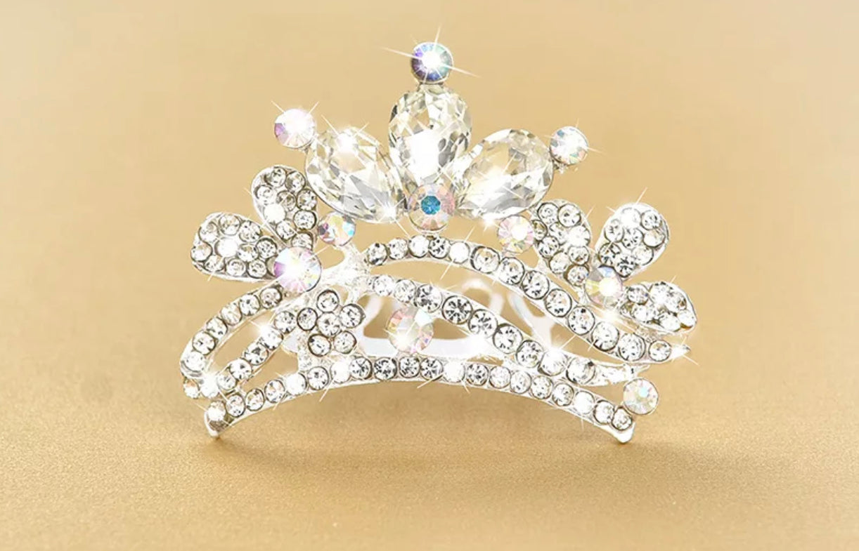 Princess Tiara With Rhinestones