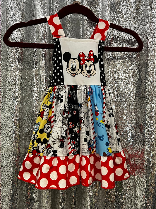 Mickey and Minnie Mouse Twirl Dress