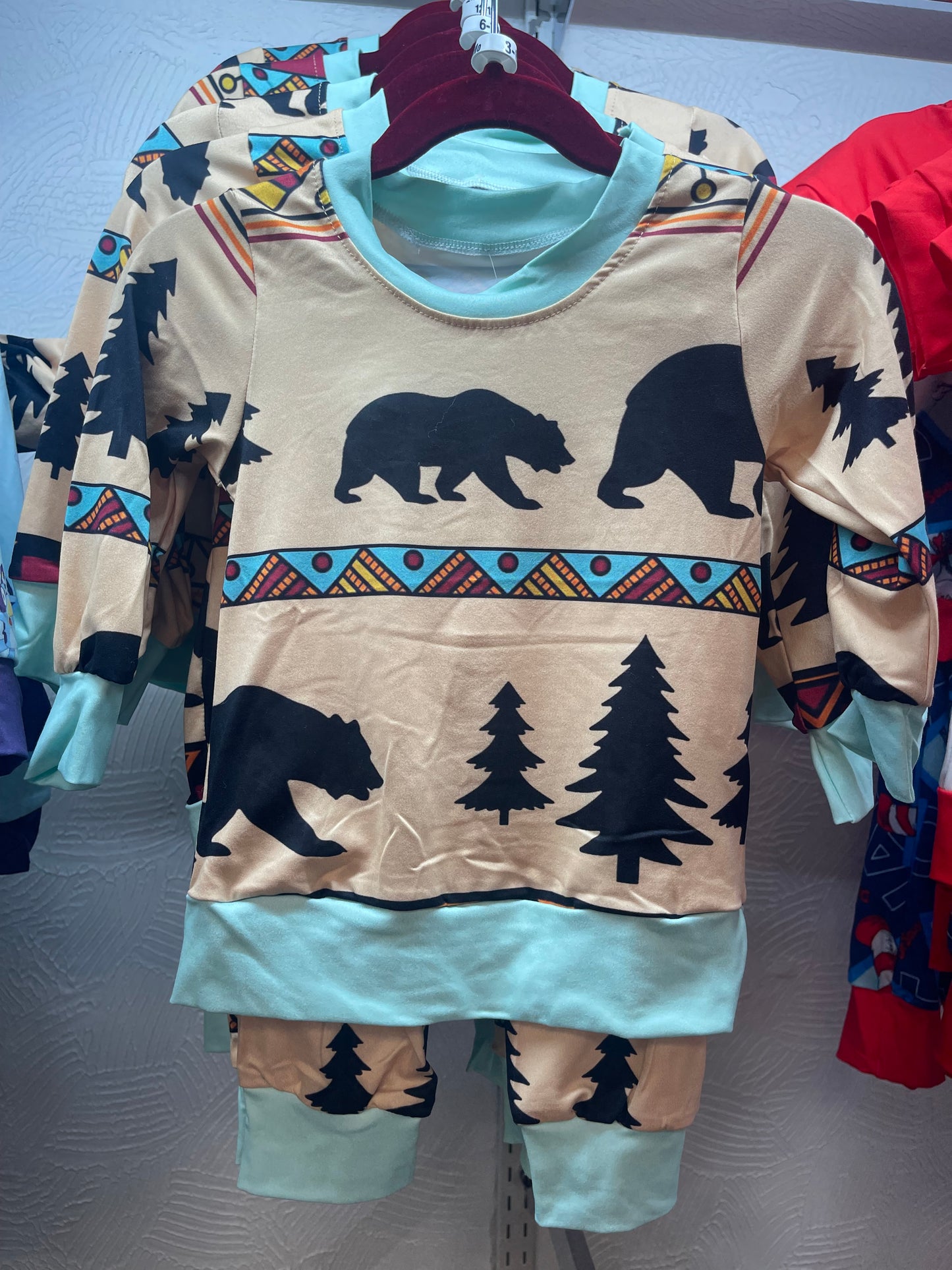 Bear Tribal PJs