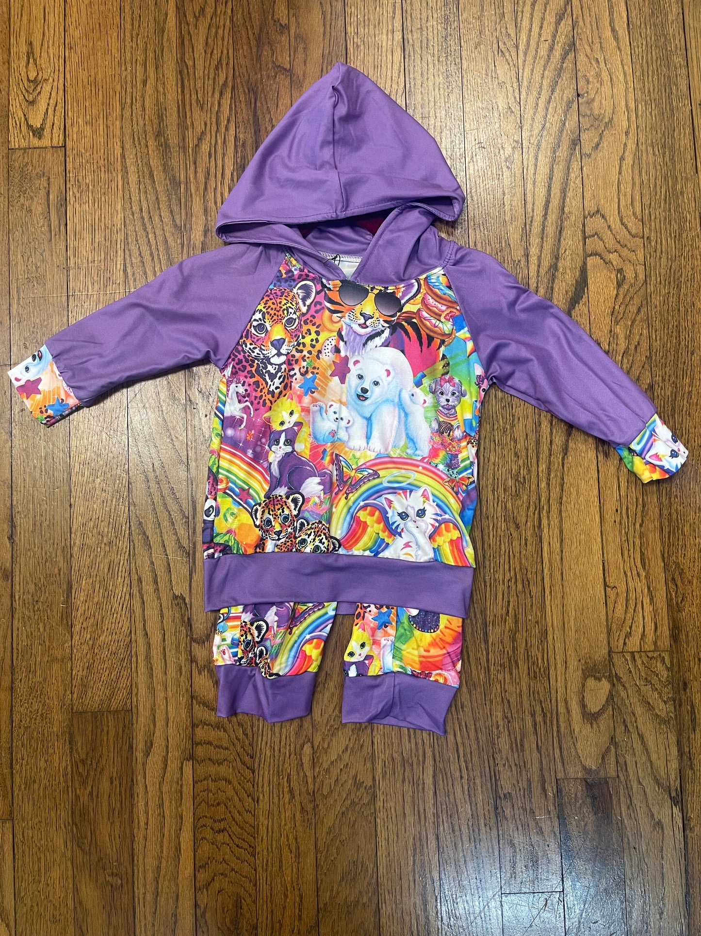 Lisa Frank Hooded Pant Set