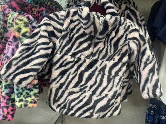 Pink Zebra Pattern Jacket