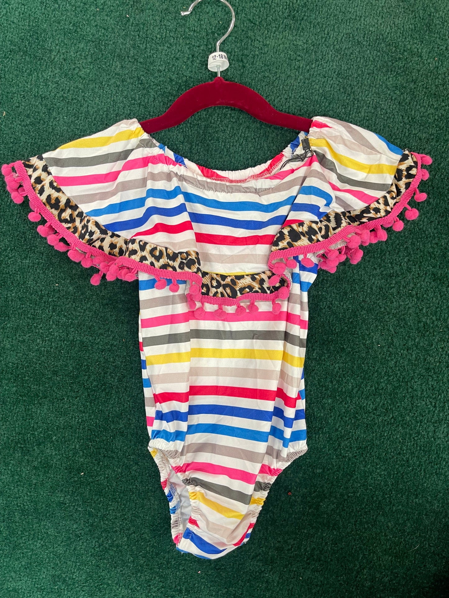 Multi-Color Striped Onesie