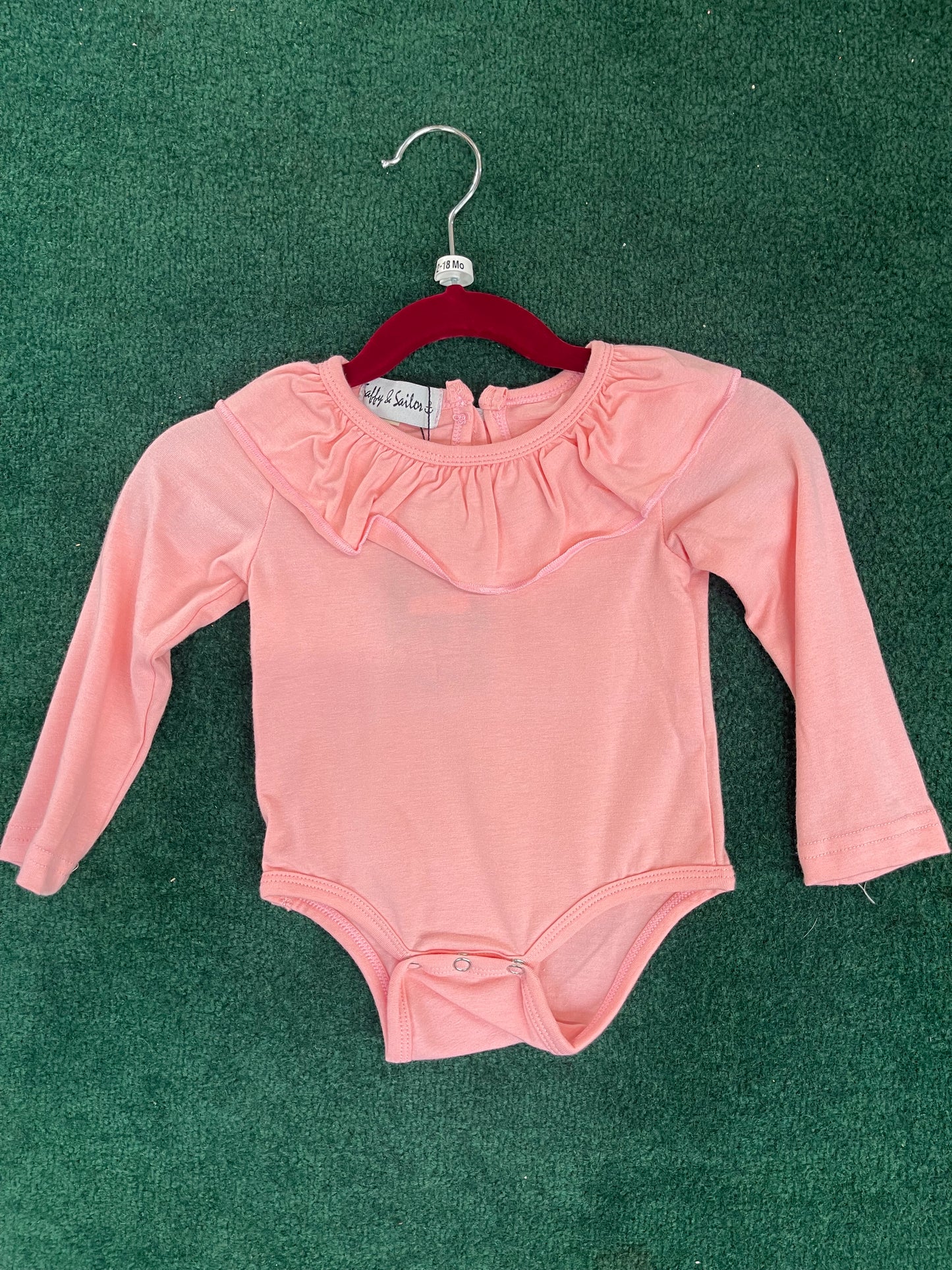 Pink Long-Sleeved Onesie