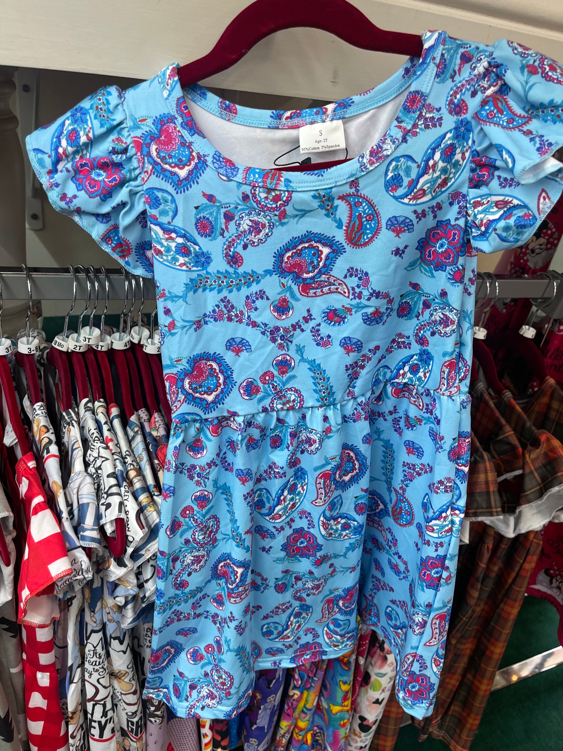 Blue Floral Dress 12-18mo Blue Floral Dress 12-18mo