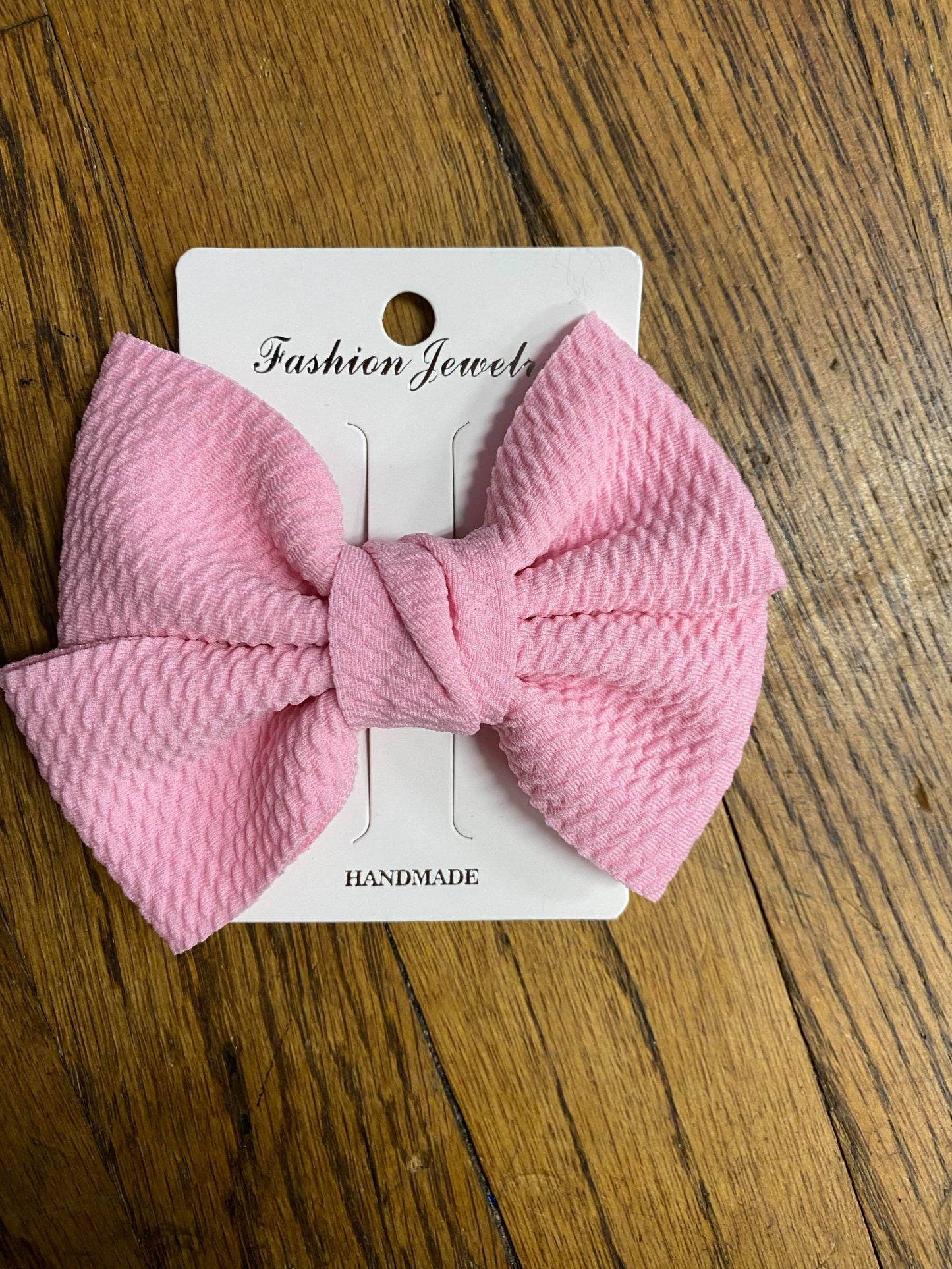 Waffle Fabric Fancy Bow