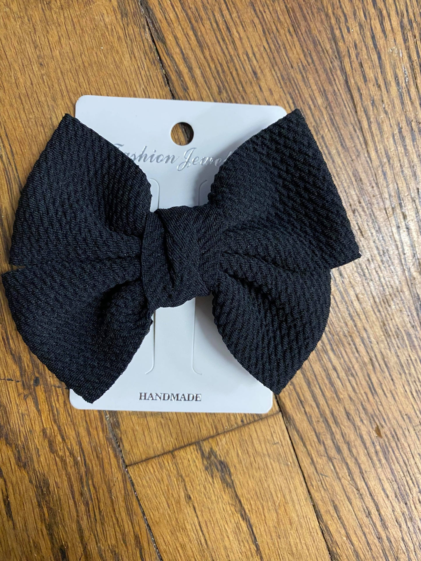 Waffle Fabric Fancy Bow