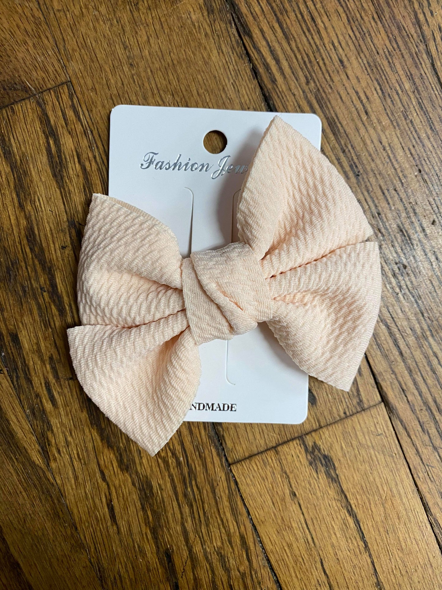 Waffle Fabric Fancy Bow