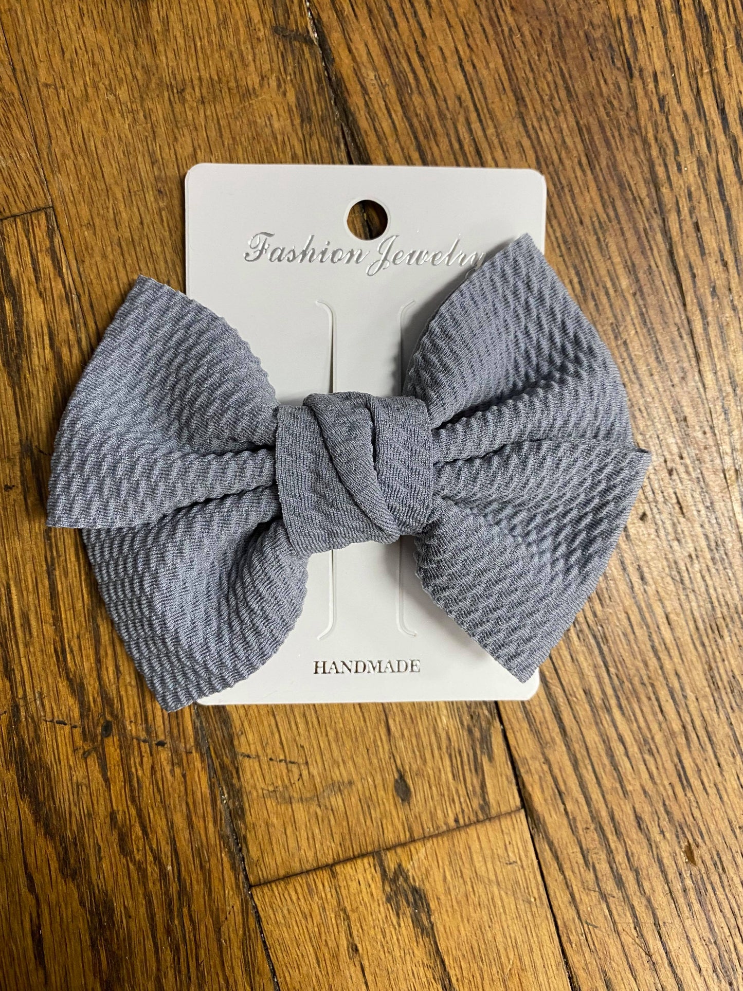 Waffle Fabric Fancy Bow