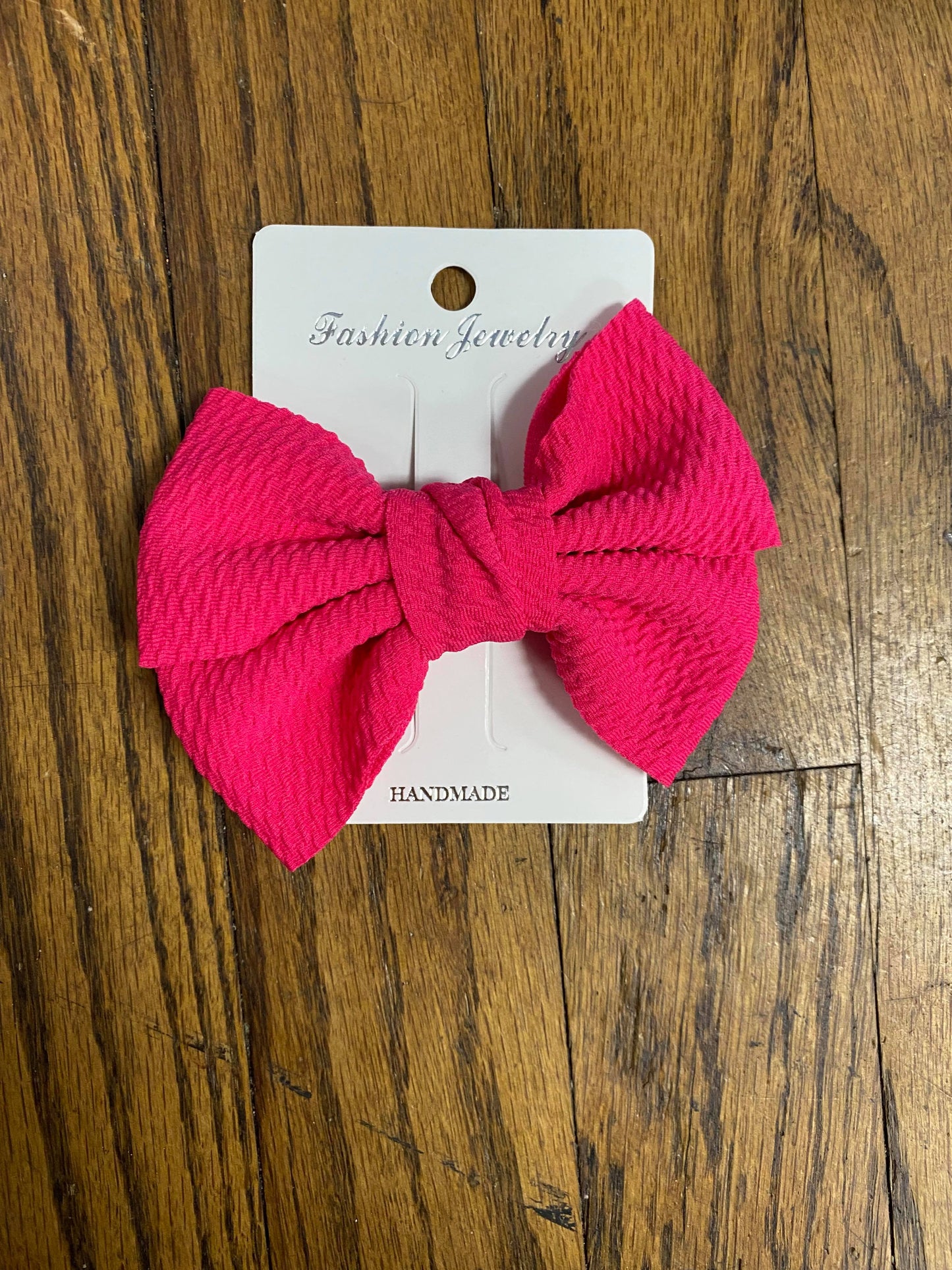 Waffle Fabric Fancy Bow