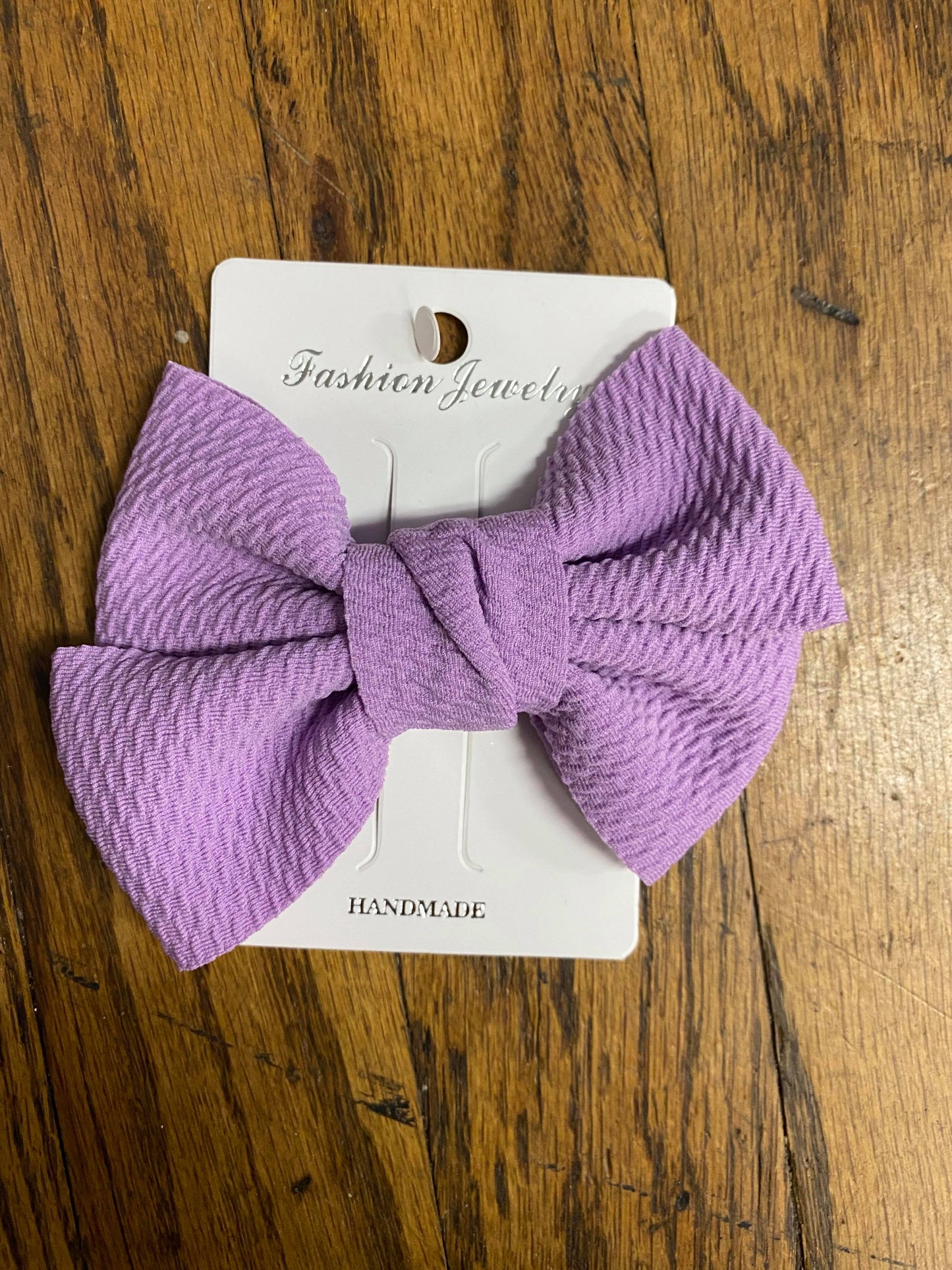 Waffle Fabric Fancy Bow