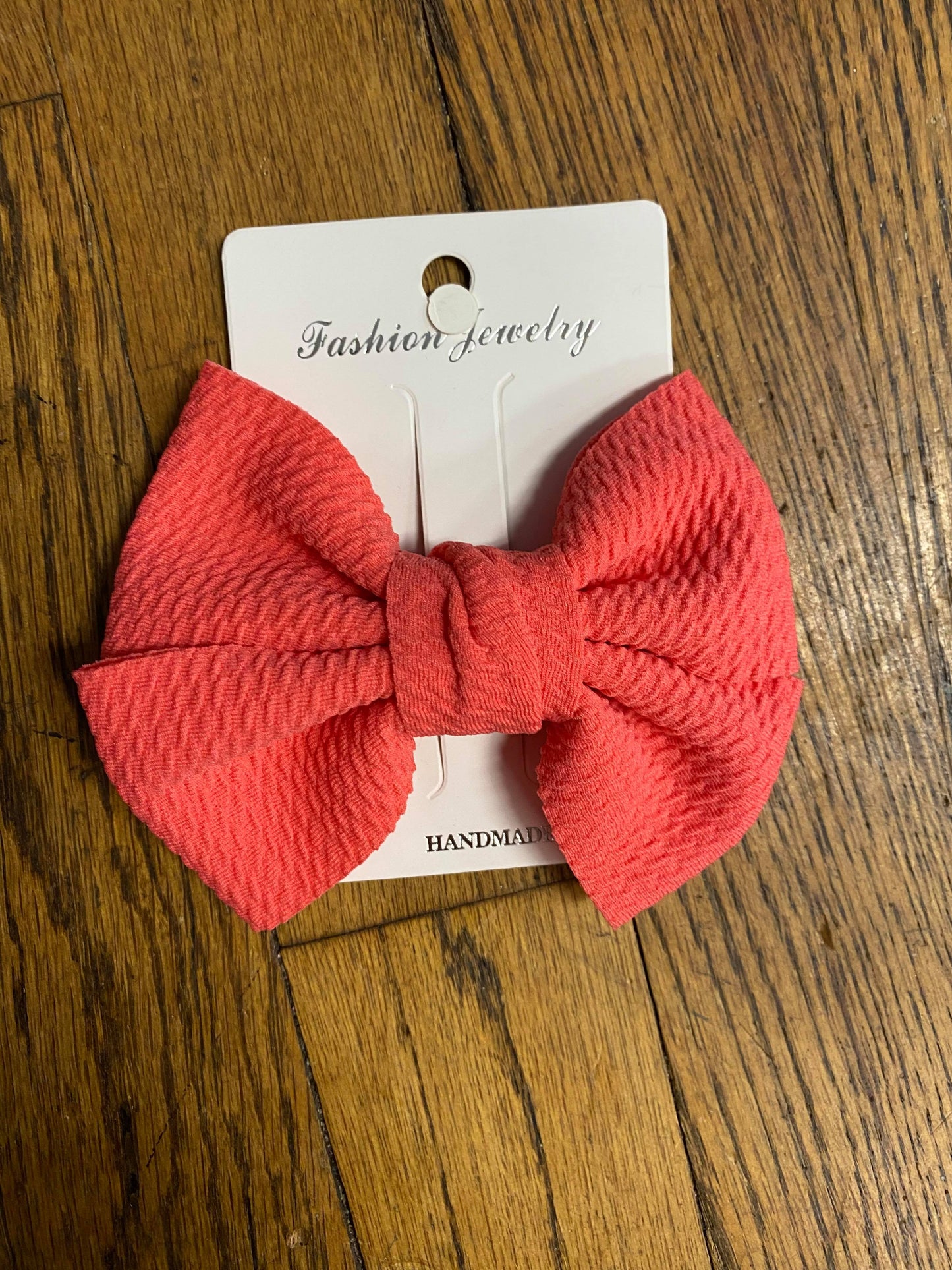 Waffle Fabric Fancy Bow