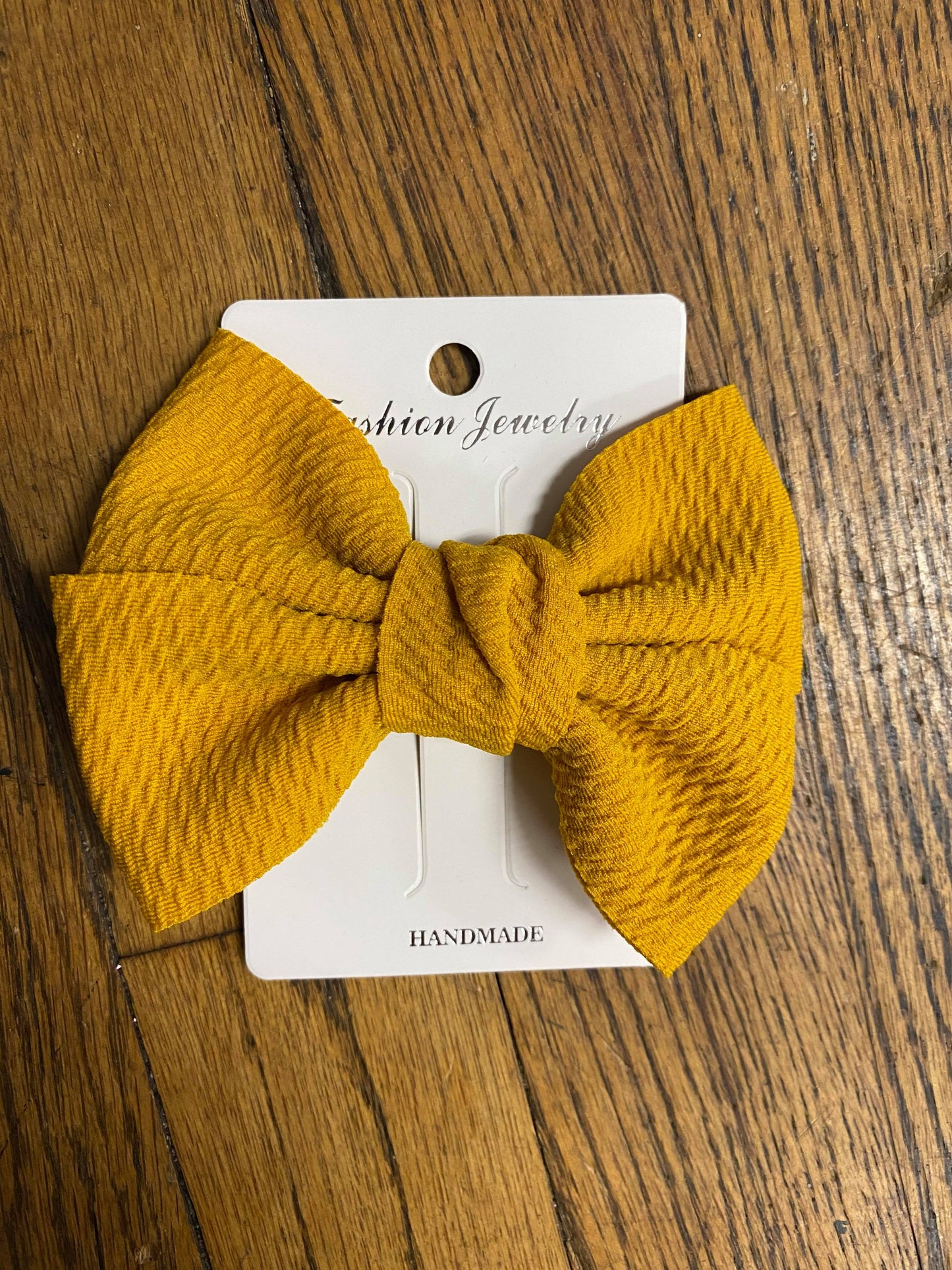 Waffle Fabric Fancy Bow