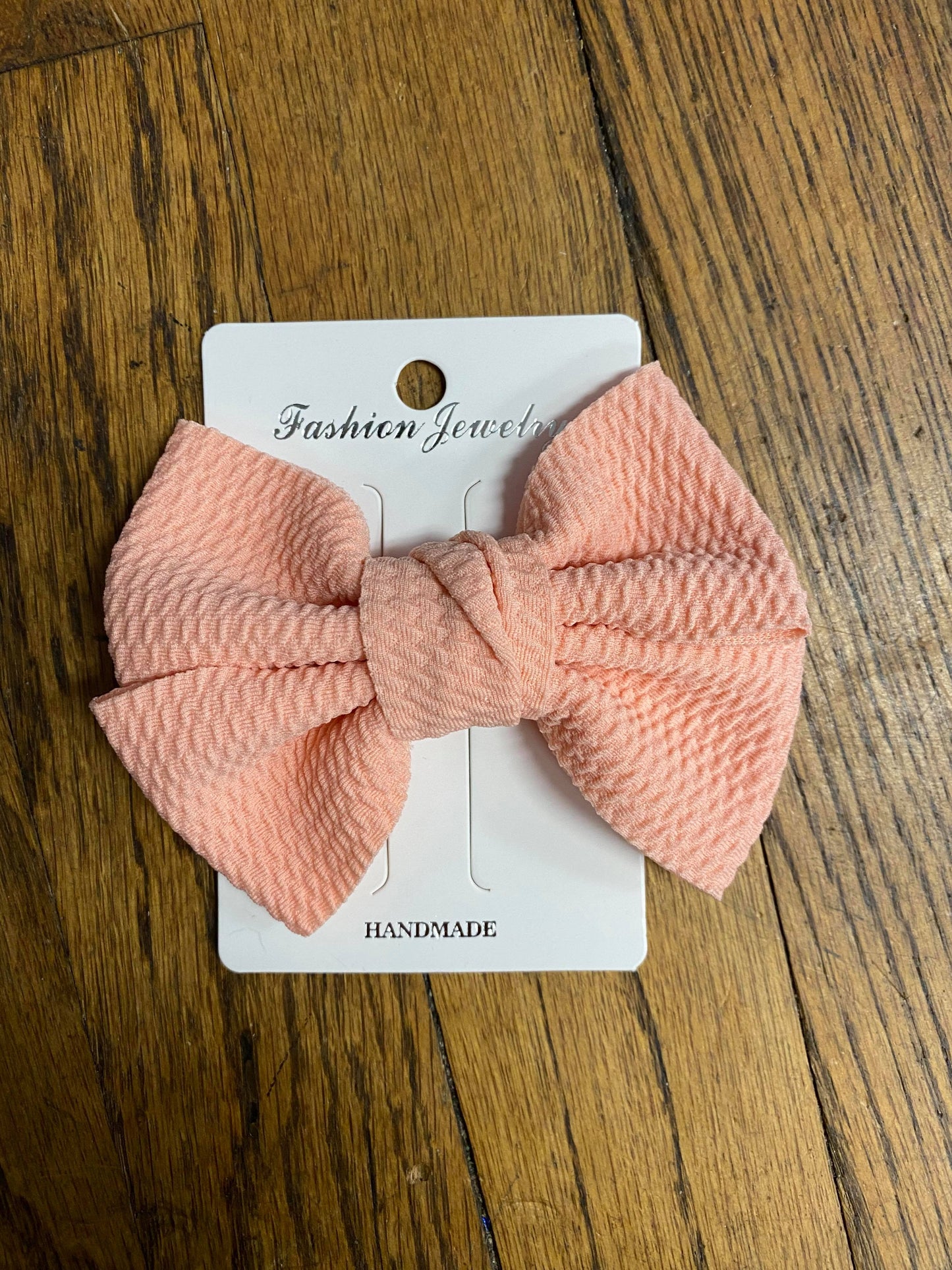 Waffle Fabric Fancy Bow