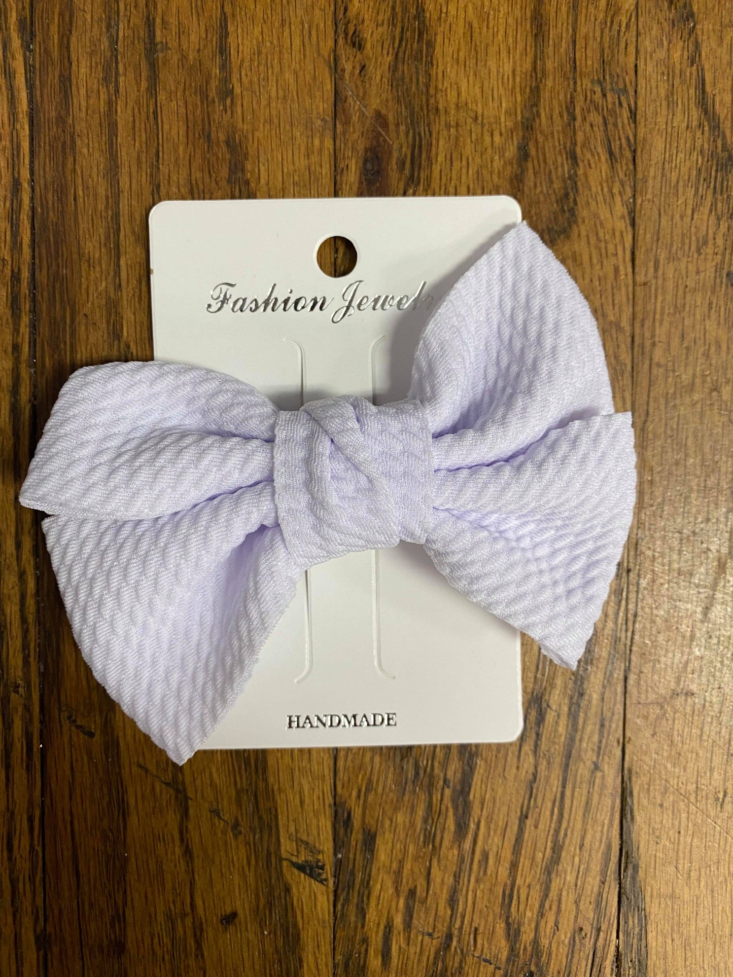 Waffle Fabric Fancy Bow